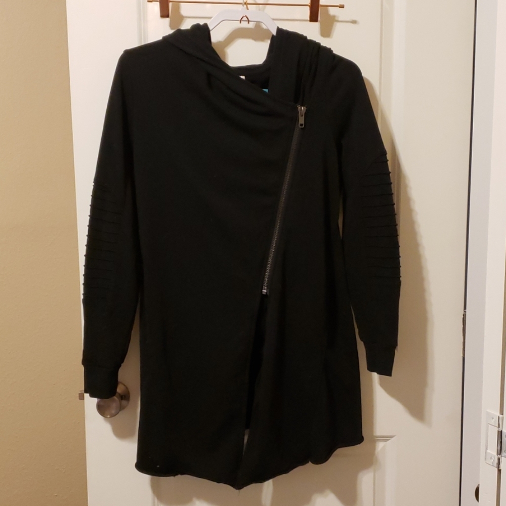 long comfy zip up